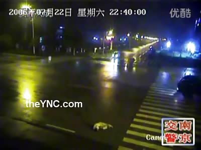 Poor Soul is Killed in Bizarre Swirving Truck Accident