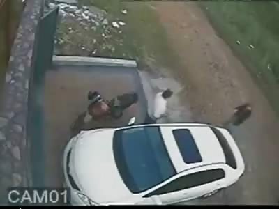 A Businessman is Shot and Stabbed to Death in his Own Driveway