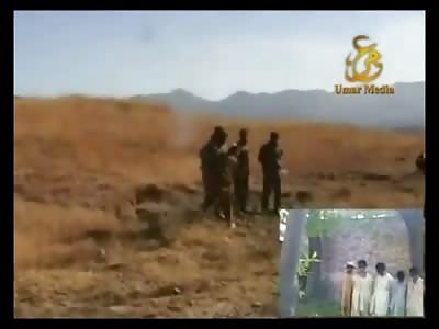 **NEW** Four Men are Executed in Unison by Firing Squad by the Taliban in Pakistan