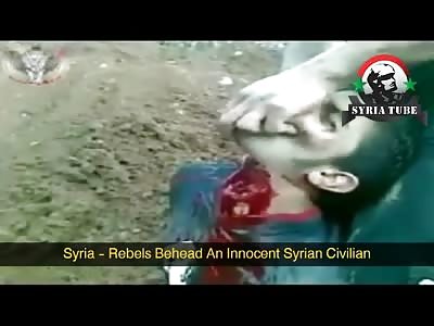 Shock Video shows Boy have his Throat Slit and Gush Blood till Death