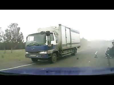 Both Drivers Ejected in Brutal Head on Collision 