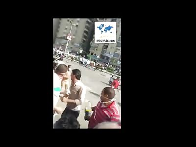 Young Girl Shot Down During Egyptian Protests 