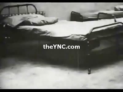 WWII Soldiers in Bizarre Shell Shock Video Scared of their Own Shadows