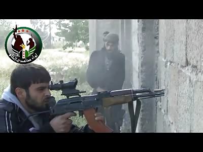 Shot in the Face while Firing AK (Watch Slow Motion)