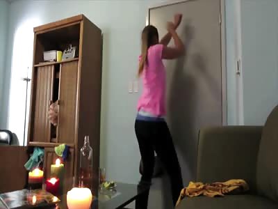 Dumb Ass Girl Fails Miserably Trying to Twerk.....Catches on Fire