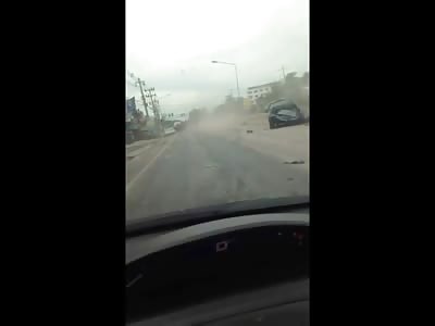 Drunk Man returns to Crime Scene of Hit and Run to get Knocked out by one of the Victims (Watch Full Video) 