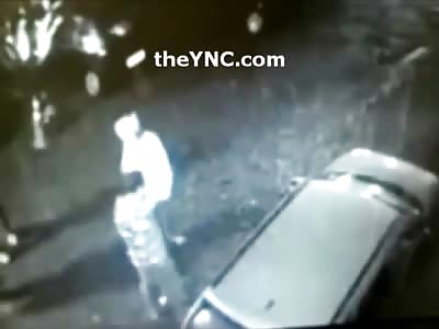 Man Knocked out by a Brutal Blow to the head from Man with a Hammer