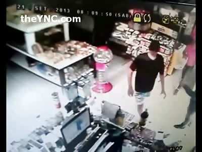 Kid in Black Hat Shot Point Blank Range in the Head and Then Two More Shots to the Head just To be Sure