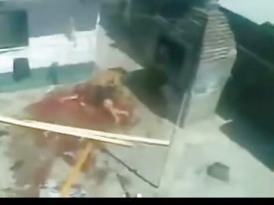 Argentinian Woman is Attacked by her Own Pitbull....Neighbors Shot the Dog to Death