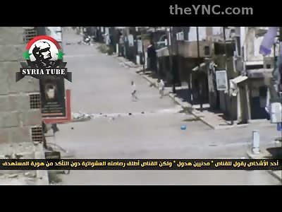 Guy Crossing the Street without a Care in the World is Murder by Precision Sniper Shot