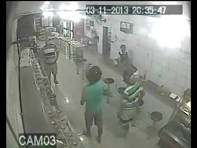 Shop Owner is Shot by Two Thugs in his Restaurant