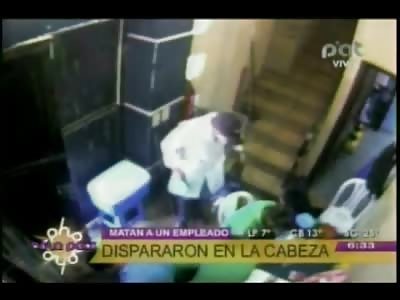 Hero trying to Save his Fellow Workers is Killed with one Bullet to the Head during Robbery..(Slow motion Added) 