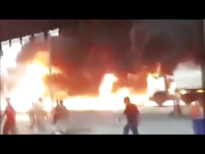 Suicide Bomber Detonates himself in a Crowd Right Next to a Little Kid