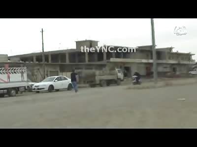 Car jackiing Al-Qaeda Style..Man on Motorcycle Shot off the Bike then Popped Twice in the Head at Close Range