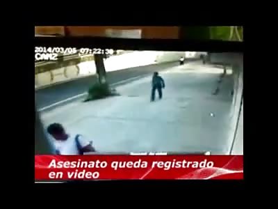 Man on a Casual Stroll is Gunned Down Drive by Style in this Ruthless Hit in Broad Daylight