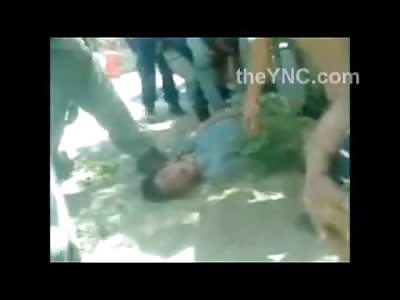 Handcuffed Man Beaten by Police Dies While in Custody on the Street