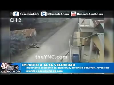 The Flying Rider...He even Flies with his Motorcycle