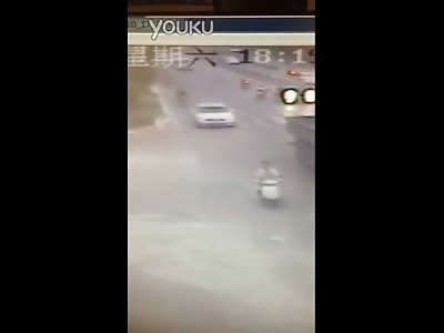 Cyclist Waiting at Stop Light is Buried and Crushed to Death by Shifting Cement Load