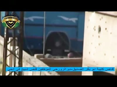 Sitting Duck is Hit with a perfect Head Shot from Sniper