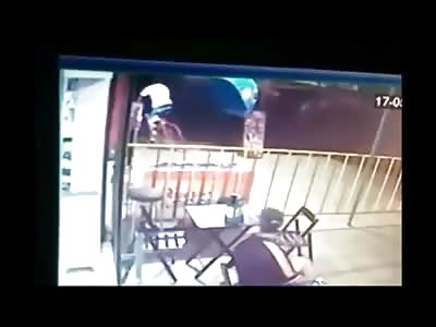 SHOCK Video: Man Holding His Little Daughter Shot to Death in Front of her Eyes