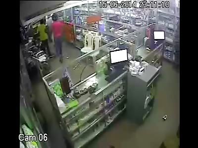 Fire Bombing Attack of Sri Lanka Pharmacy by Terrorist Cell