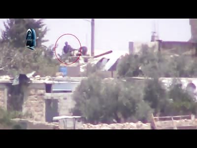 Tank Gunner is Sniped with Head Shot