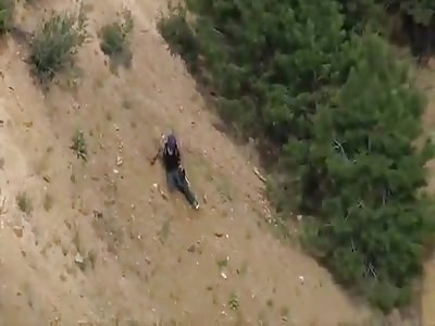 Armed Carjackers Filmed On Crime Spree From Helicopter (Full Raw Video)