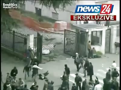 Protester Seemingly Doing Nothing is Shot Dead 