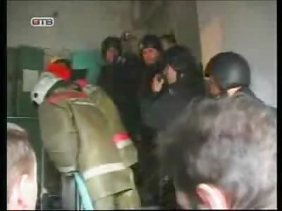 Man Not Only Sets Himself on Fire but He Jumps out of Building to Ensure He's Doubly Dead