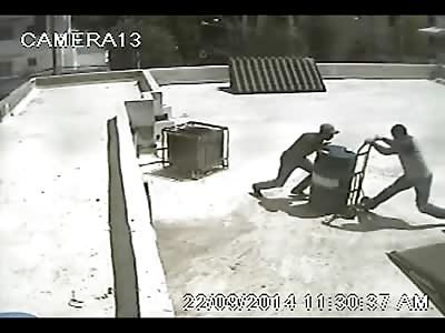 Horrible Accident at Work ... Watch what  Steel Rip-Cord Can Do