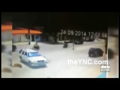 Motorcycle and Passengers Last Ride