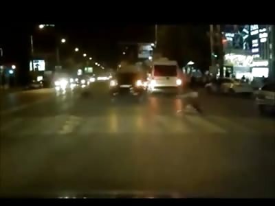 Girl in a Red Mini-Dress and Her Friends are Mowed Down by a Drunk Driver on Club Night