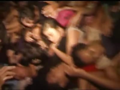 Shocking Video of Crowd Trampled and Crushed to Death by Other People in Horrific Video (BETTER QUALITY)