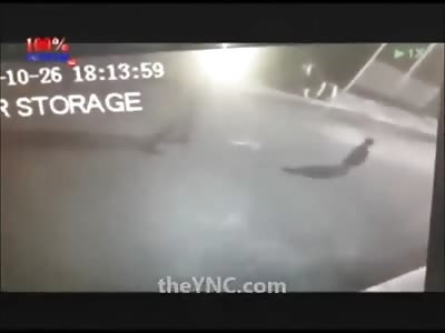 Shock Video Shows a Little Boy Being Kicked Hard by Man for no Reason 