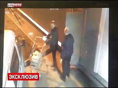 CCTV Captures Two Armored Vehicle Guards being Shot and Robbed