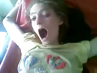 addict girl in ambulance