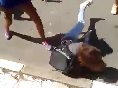 Black high hits small white in Sorocaba, SP, Brazil