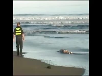 Woman Found Dead Wearing Tight Shorts on a Beach in Mexico