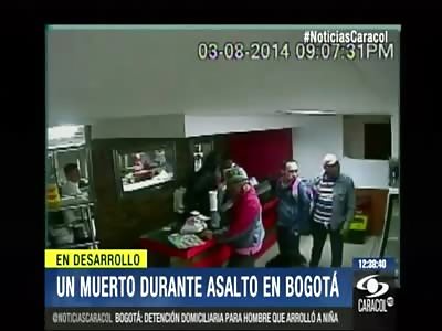 Man reacts to robbery and is shot dead