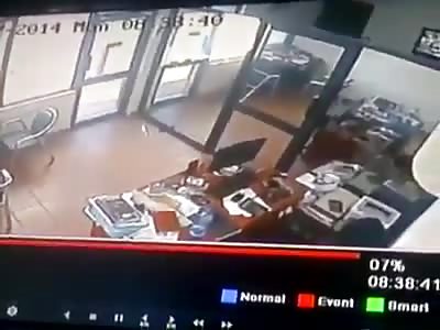 African Robber Shot Dead