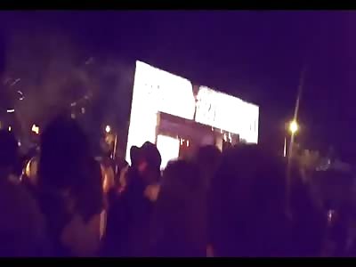 Burning Death Of Man at West Hollywood 2013 Halloween!