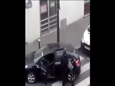 Charlie Hedbo shooting (new angle)