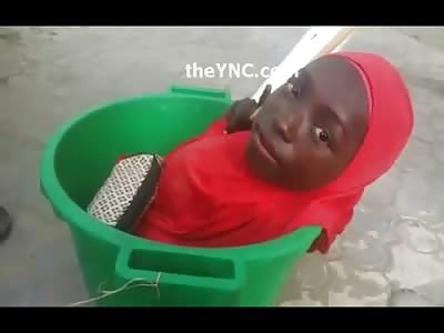 Weird Girl only has a Head....