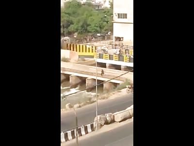 Girl's Suicide Caught by Man Recording Water Dam 