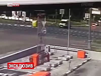 Motorcyclist Killed in Brutal Impact..Never Sees the Van that Kills Him 