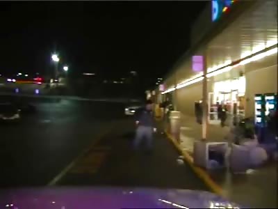 Very Heavy Set Man is Shot to Death by Police Officers outside of a K-Mart 