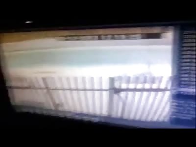 Biker Runover in Head on Collision 