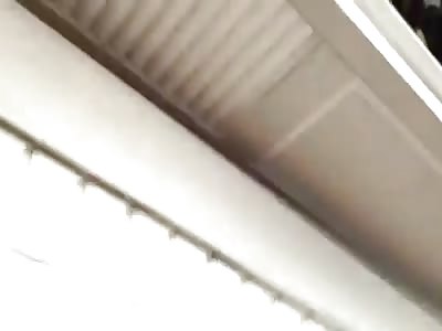 White Ghetto Bitch Attacks Girl Walking in the Projects