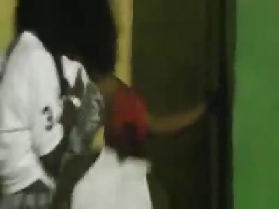 WOW: Drunk Black Female Gets Beat Up by Everyone Outside Club But They Can't Keep Her Down