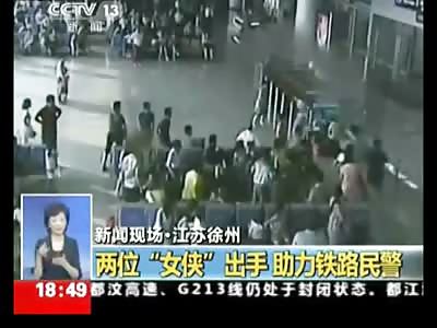 Awesome Old Grandmother Beats Robber Until Help Arrives